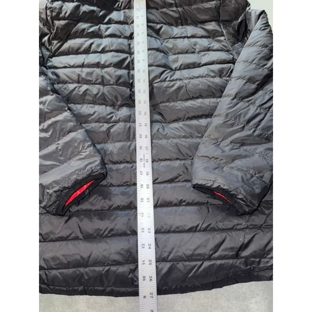 Red Double Dribble Reversible Packable‎ Full-Zip Puffer Jacket Size Youth L